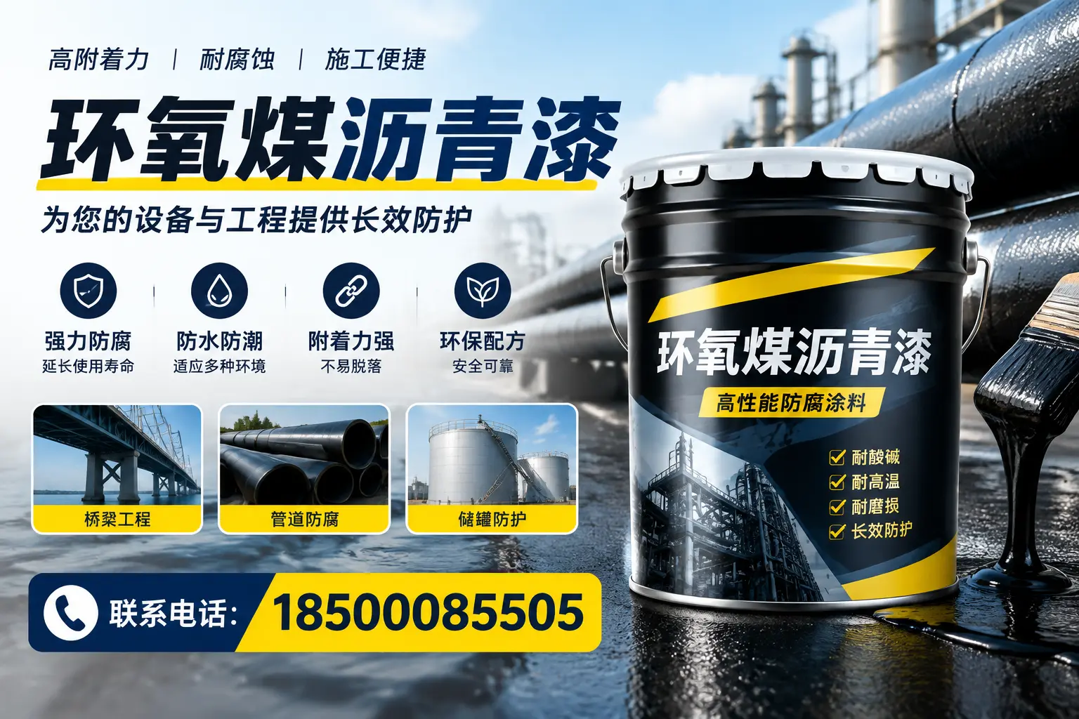 环氧煤沥青漆与其他涂料的对比分析,助力济宁企业决策
